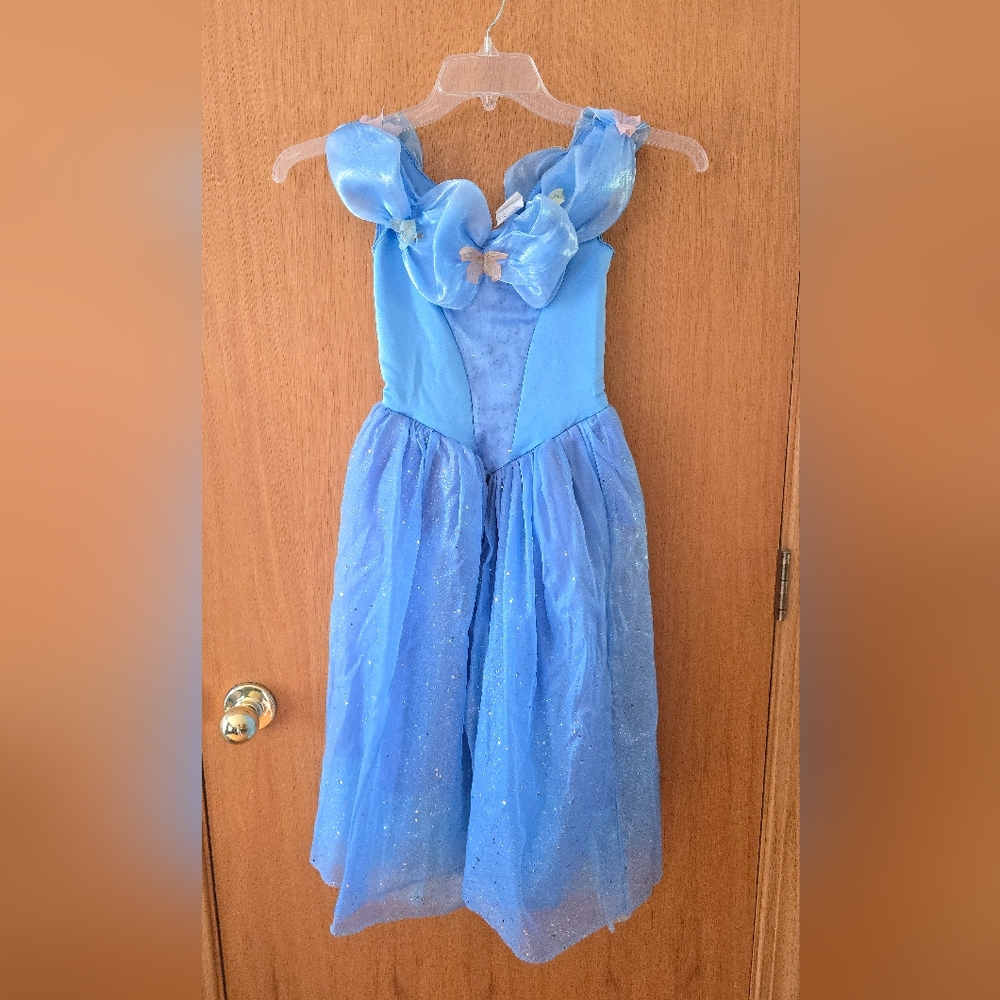 Blue Disney Cinderella Princess Kids Costume - Small (4-6x)